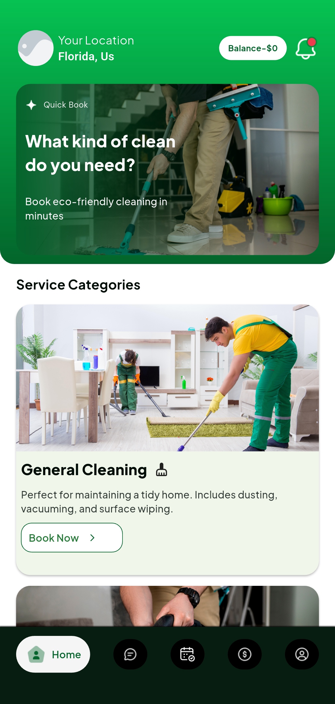 Cleen-N-Connect app screenshot